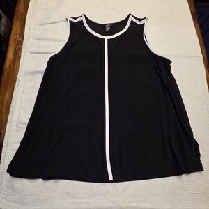Alfani Black And White Tank